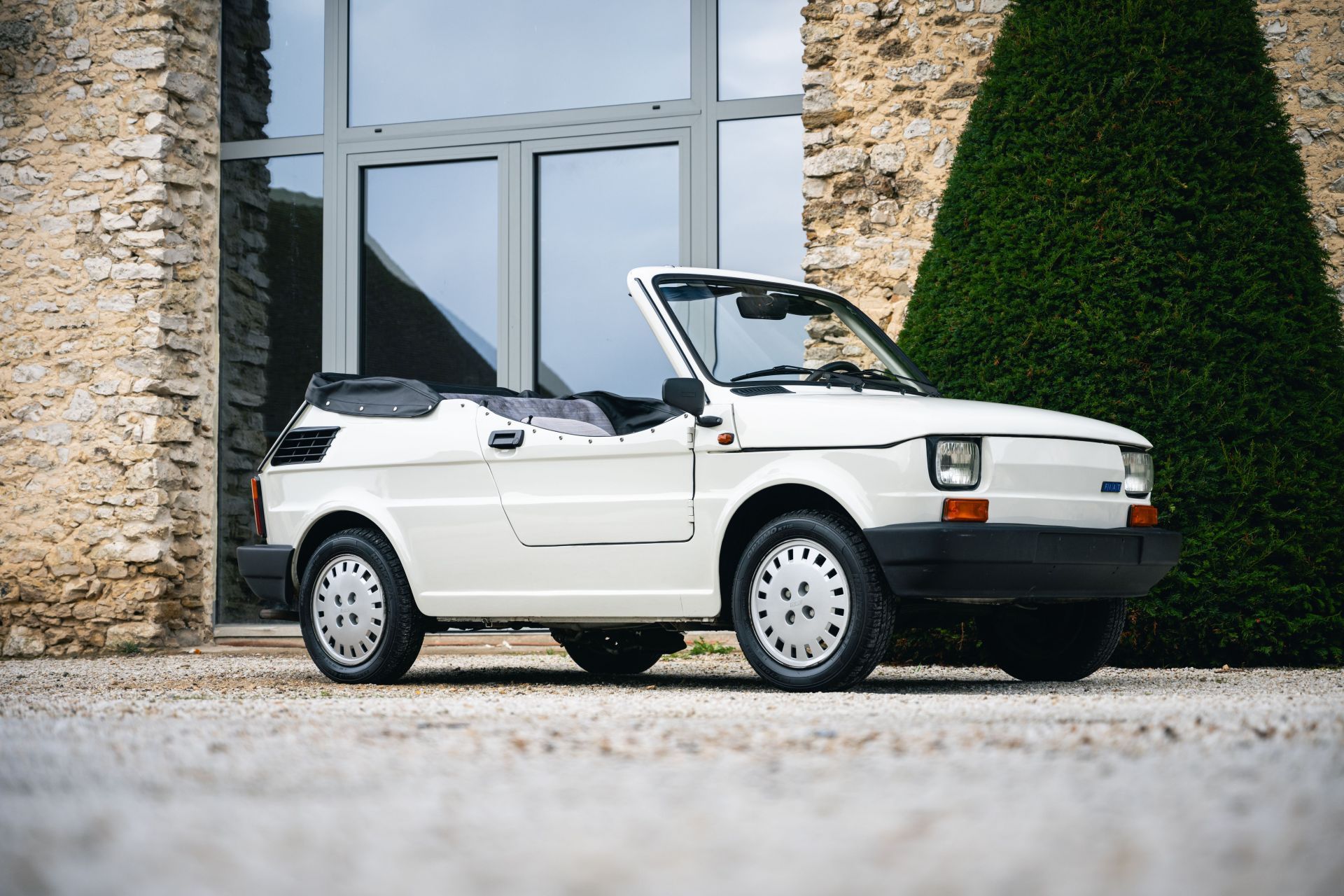 Fiat 126 BIS jako kabriolet - mały samochód ale wielka frajda