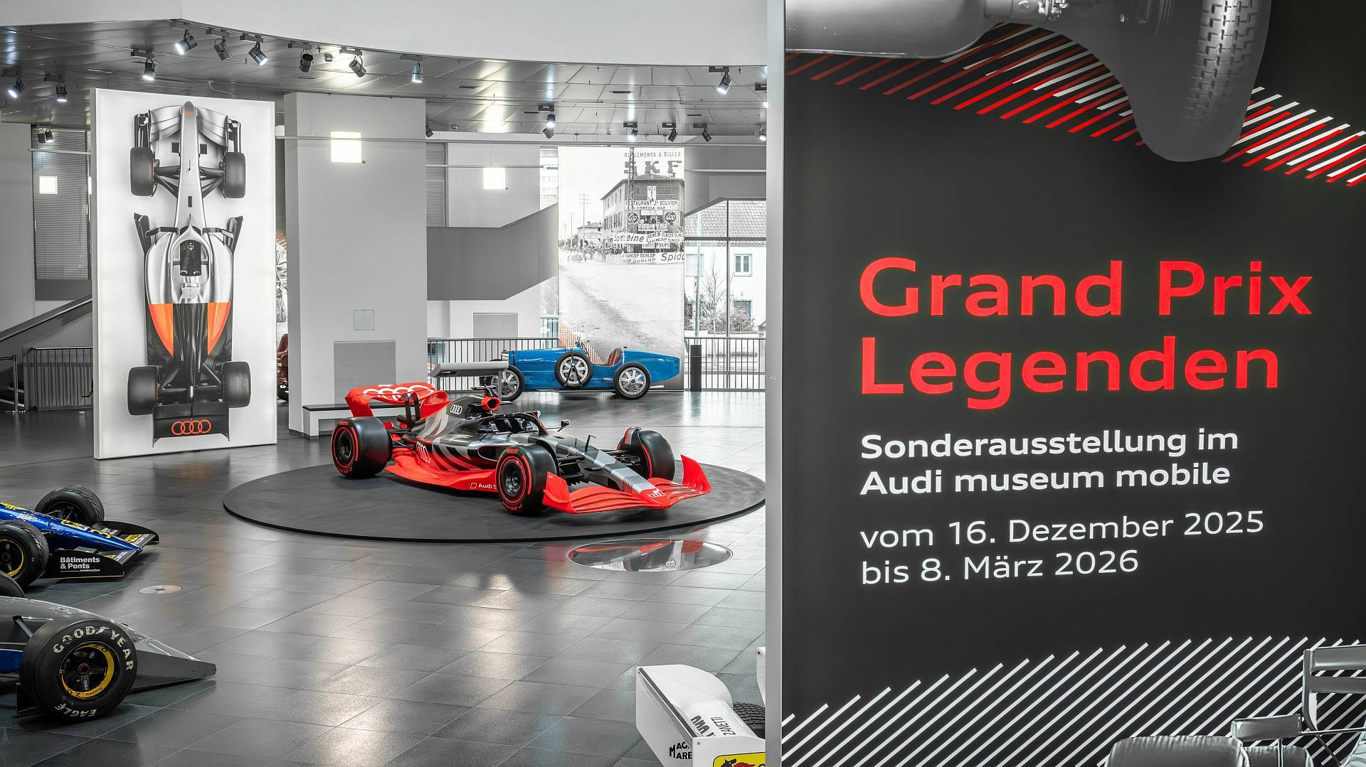Legends of Grand Prix - ponad sto lat wyścigowej historii w muzeum Audi