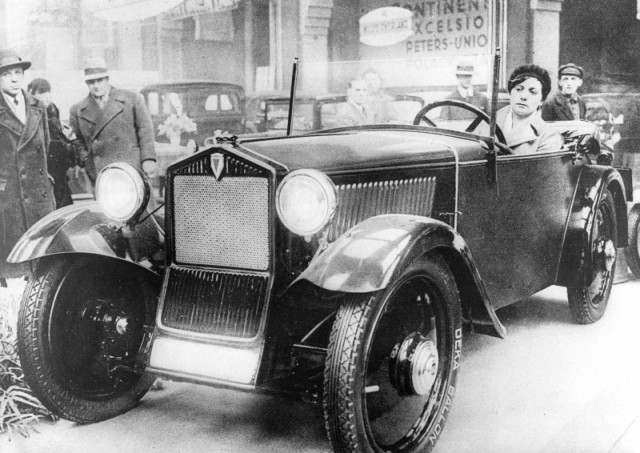 Prezentacja DKW F1 na Międzynarodowej Wystawie Samochodów w Berlinie w 1931 r.