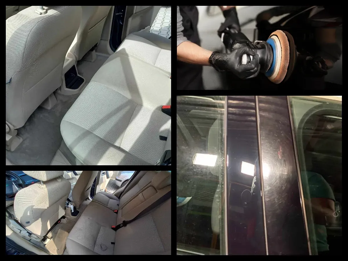 Auto detailing - pranie tapicerki - polerowanie rys