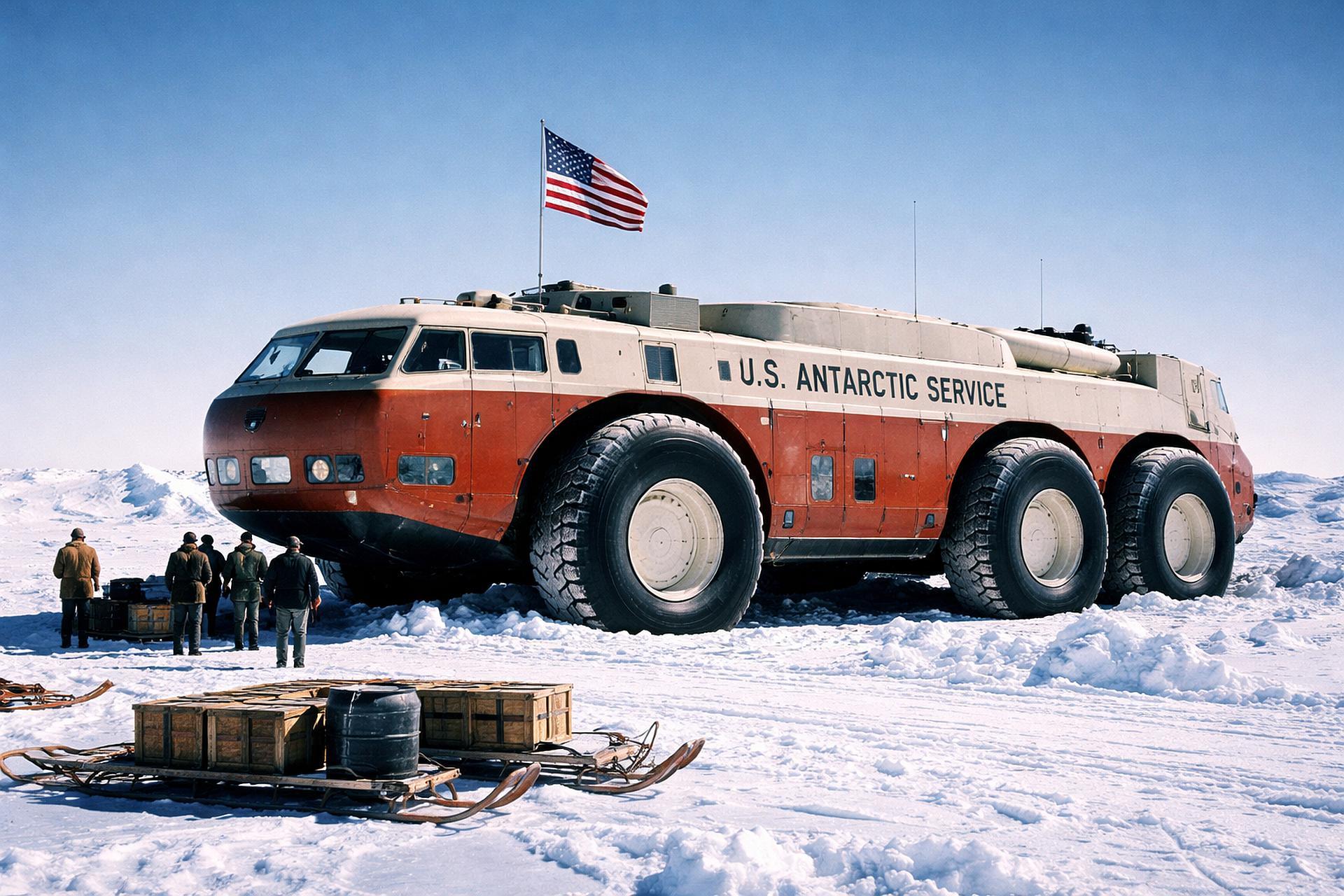 Antarctic Snow Cruiser - hybrydowy gigant, który miał podbić Antarktydę