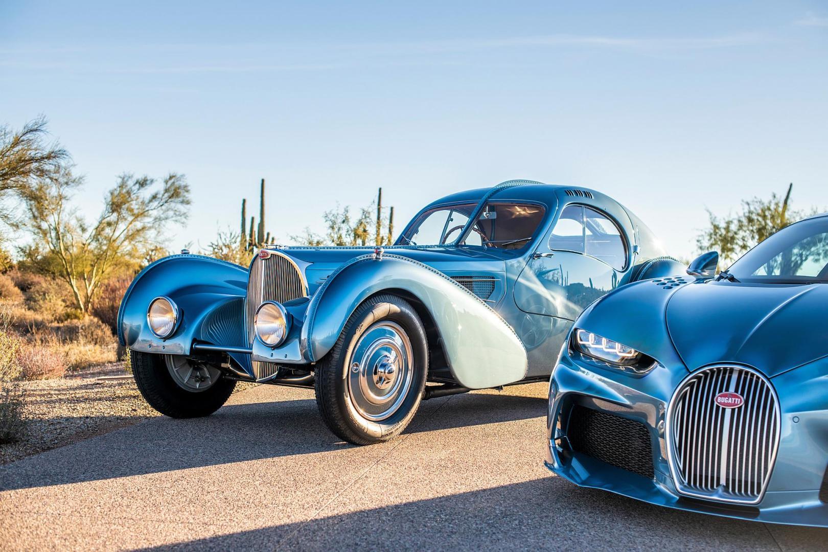 Bugatti Type 57 SC Atlantic i Bugatti Chiron Super Sport