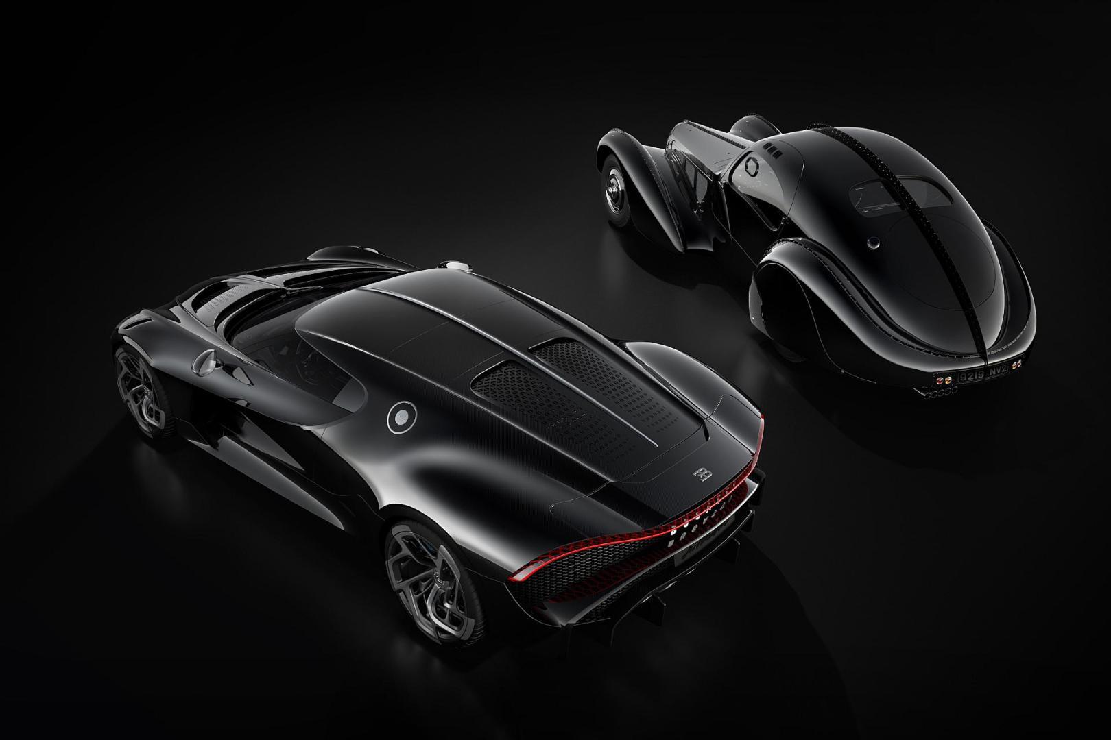 Bugatti La Voiture Noire i Bugatti W16 Mistral