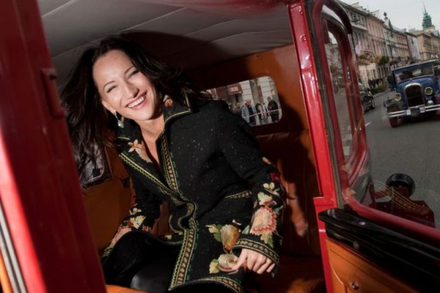 Parada Zabytkowych Citroënów - Justyna Steczkowska