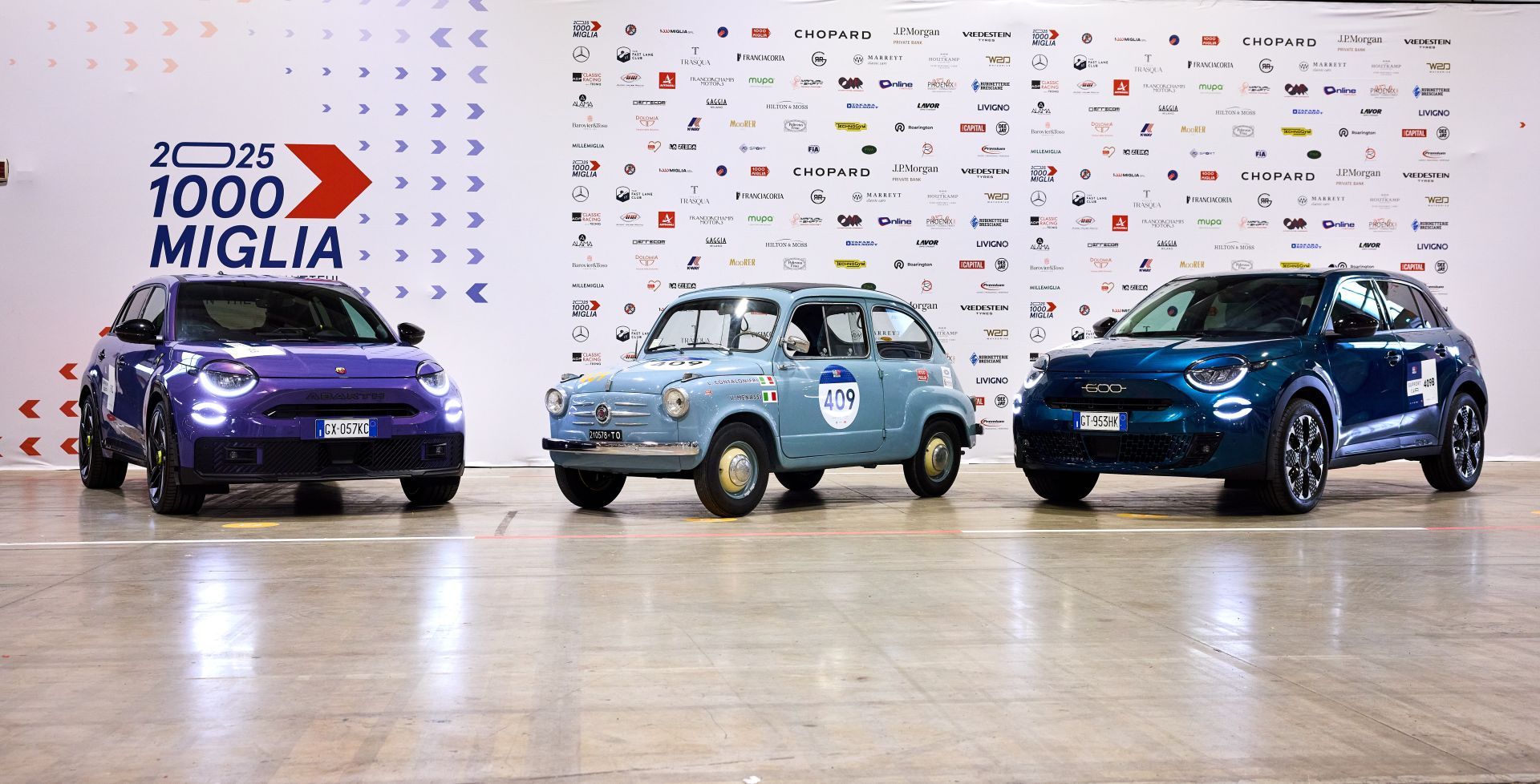 FIAT i Abarth - podróż emocji i tradycji podczas 1000 Miglia 2025
