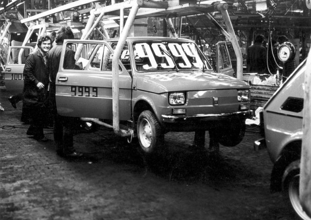 Tychy, FSM - Fiat 126p nr 9999