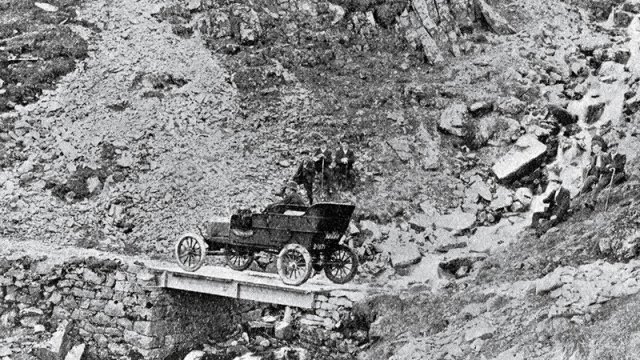 Wyprawa Fordem T na Ben Nevis, najwyższy szczyt Szkocji oraz całych Wysp Brytyjskich, 1911 r.