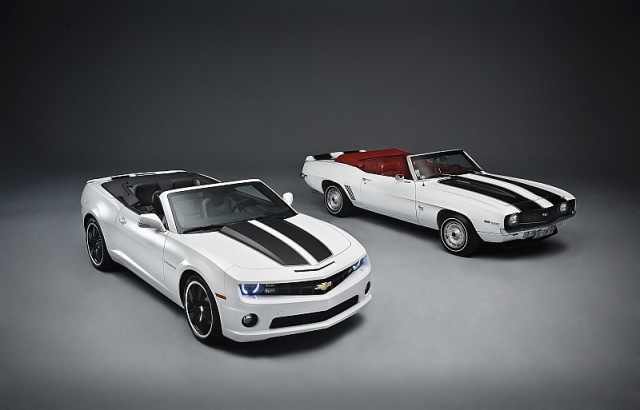 2011 and 1969 Chevrolet Camaro Convertible