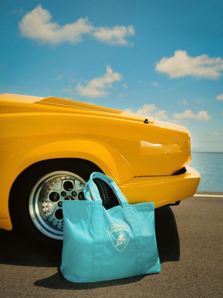 Lamborghini i Orlebar Brown - moda pełna mocy i włoskiego temperamentu