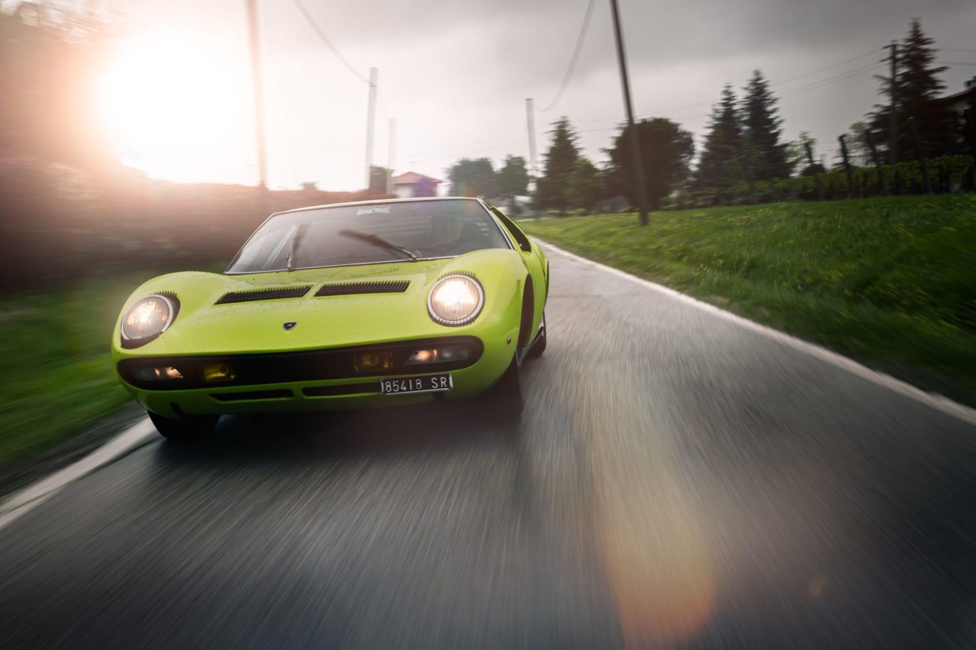 Zielony jak skandal - historia koloru Verde Scandal od Lamborghini