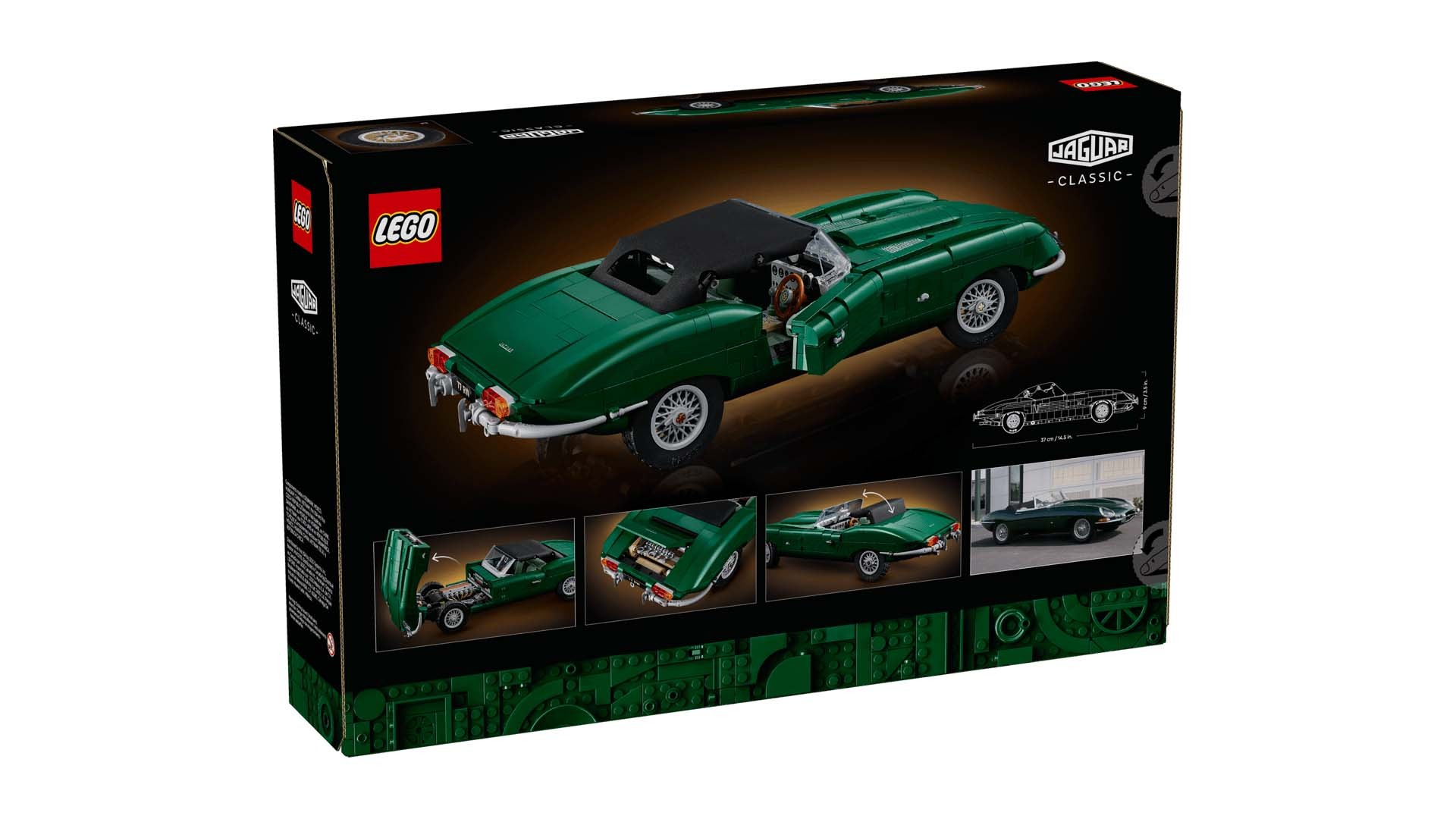 Jaguar E-Type z klocków LEGO. Klasyczna ikona w kolekcjonerskim wydaniu