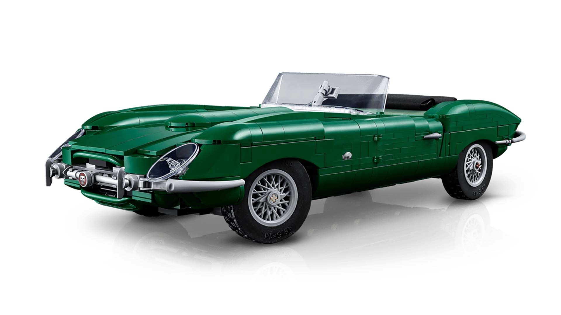 Jaguar E-Type z klocków LEGO. Klasyczna ikona w kolekcjonerskim wydaniu