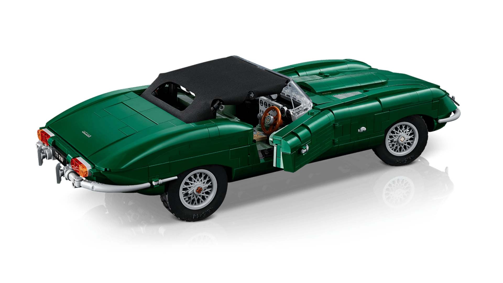 Jaguar E-Type z klocków LEGO. Klasyczna ikona w kolekcjonerskim wydaniu