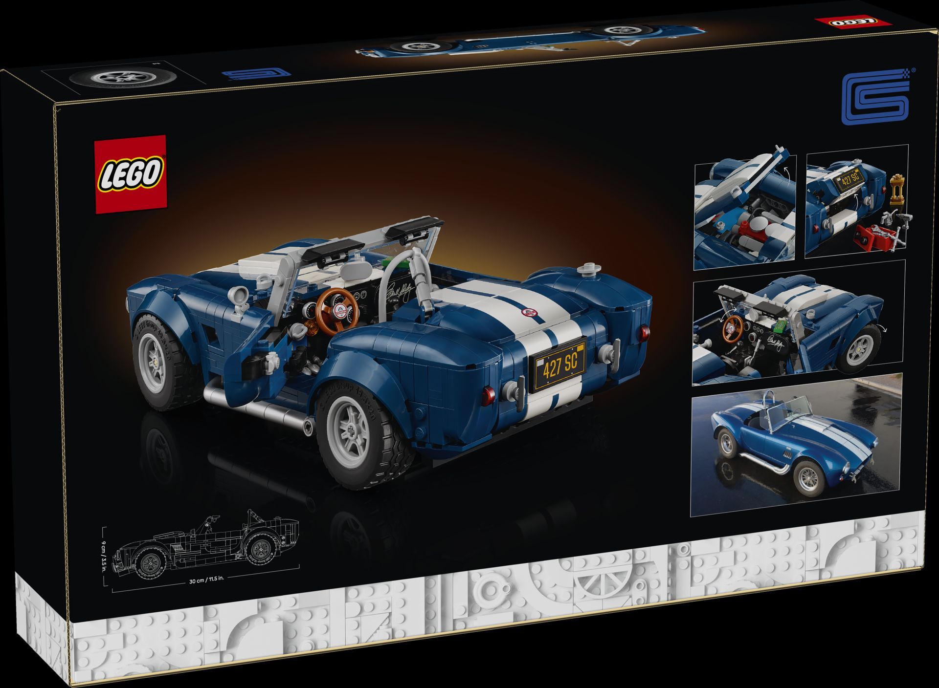 LEGO Shelby Cobra 427 S/C - legendarna klasyka na Twojej półce