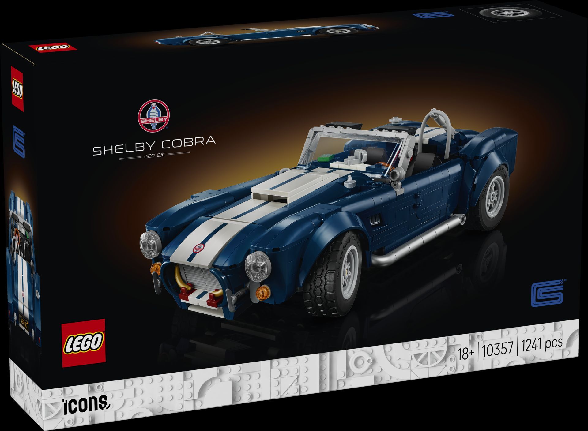 LEGO Shelby Cobra 427 S/C - legendarna klasyka na Twojej półce