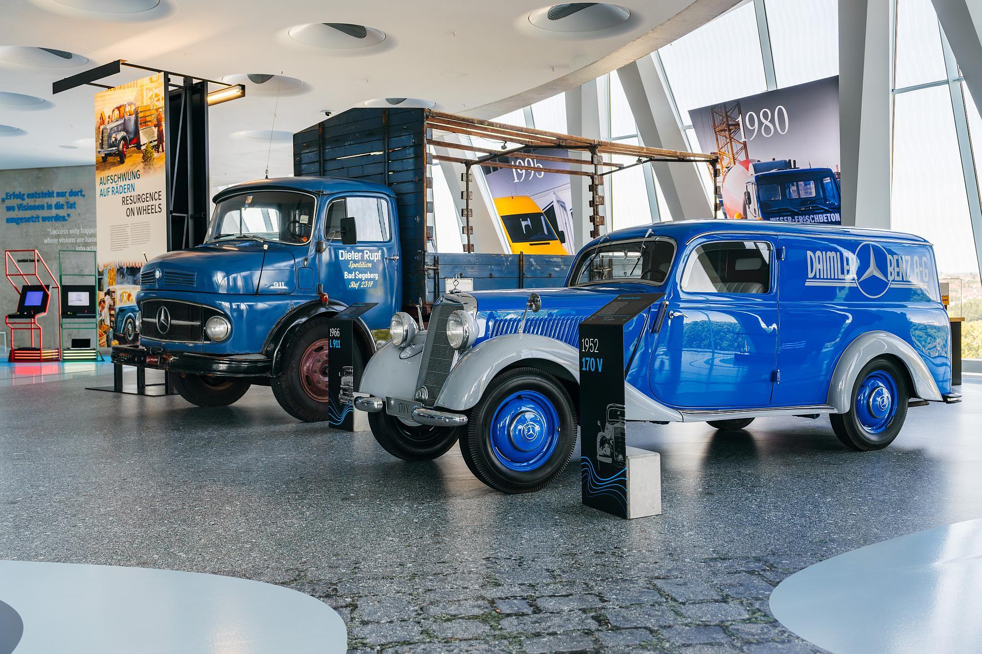 130 lat pojazdów użytkowych Mercedes-Benz. Historia transportu na wyjątkowej wystawie