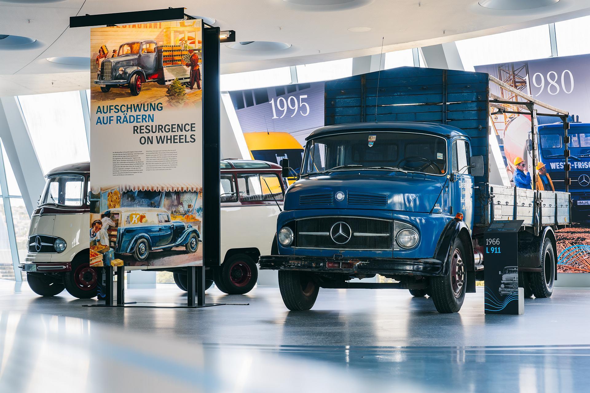 130 lat pojazdów użytkowych Mercedes-Benz. Historia transportu na wyjątkowej wystawie