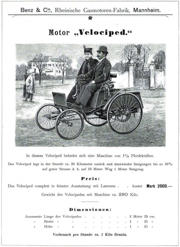 Benz Motor-Velocipede