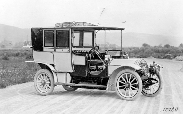 Mercedes 31/55 PS Landaulet aus dem Jahr 1909 für den Fuhrpark des Deutschen Kaisers.