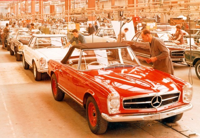 Mercedes-Benz 190 SL (seria W 121) Ostatni rok produkcji.