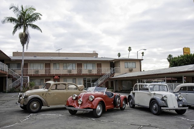 Mercedes-Benz 170 H (1936 r.), Mercedes-Benz 150 Sport Roadster (1934 r.) oraz Mercedes-Benz 130 (1934 r.)