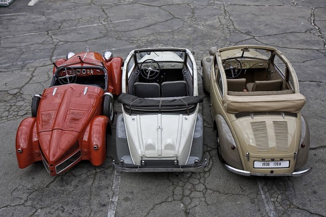 Mercedes-Benz 150 Sport Roadster (1934 r.), Mercedes-Benz 130 (1934 r.) oraz Mercedes-Benz 170 H (1936 r.)