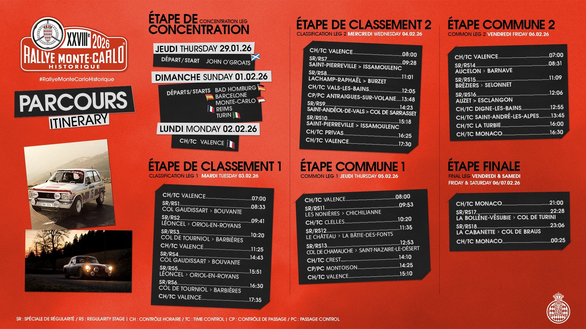 28. edycja Rallye Monte-Carlo Historique