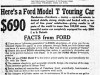 Model T Advertisement. From the collections of The Henry Ford and Ford Motor Company