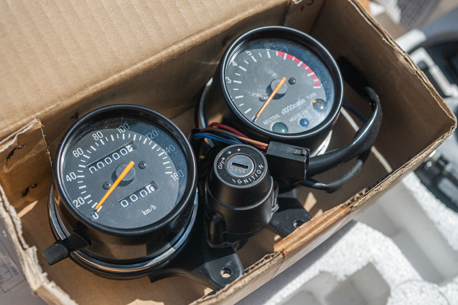 Yamaha XT500 z lat 80. - fabrycznie nowa, w oryginalnej skrzyni