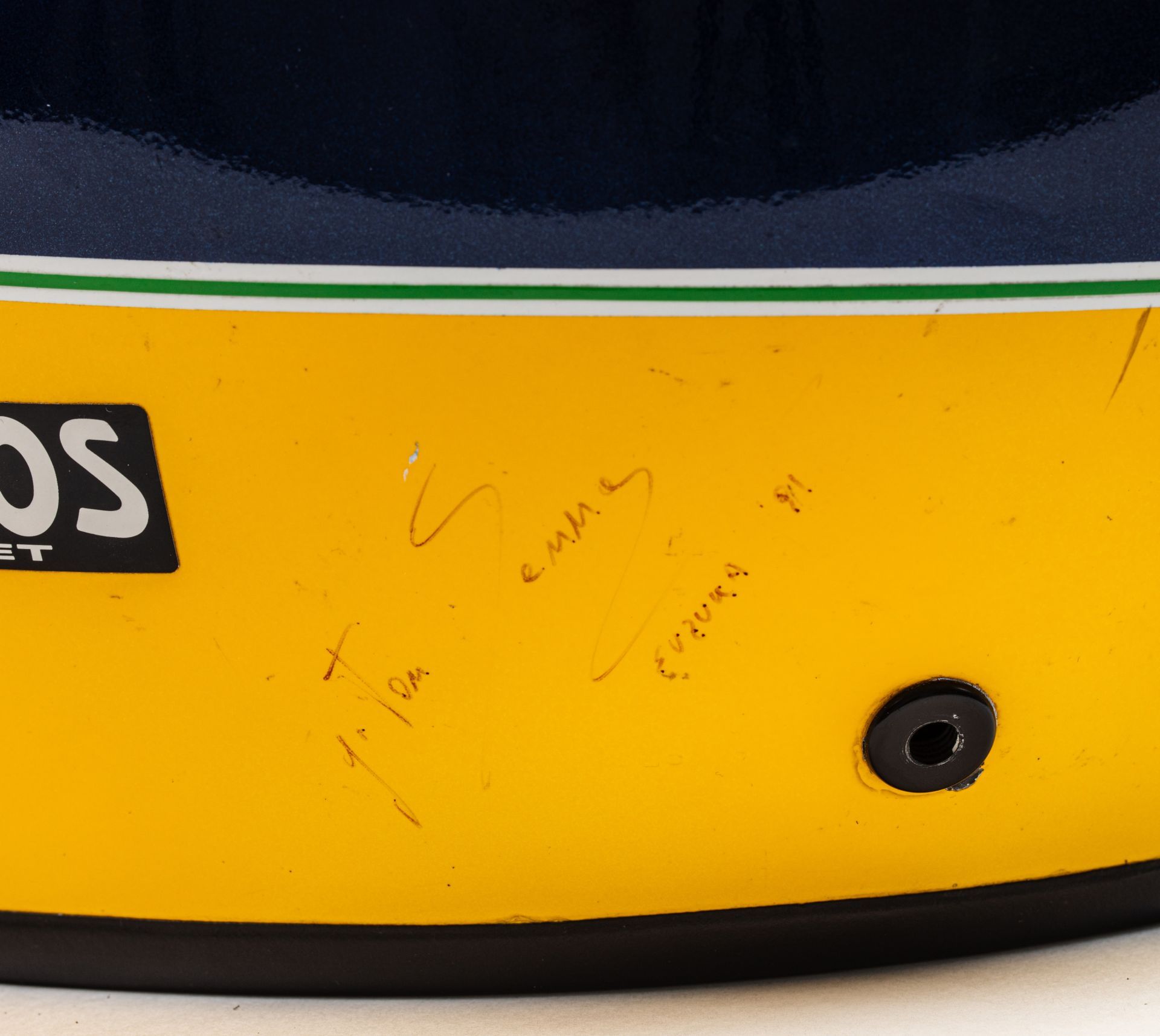 Ostatni tytuł Ayrtona Senny i wyjątkowy kask z GP Japonii