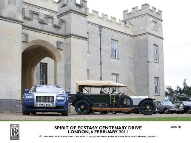 Spirit of Ecstasy Centenary Drive, London, 6 lutego 2011