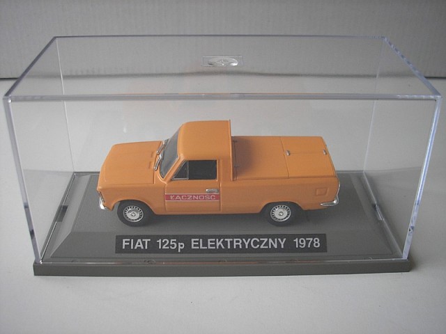 Fiat 125p w wersji elektrycznej w skali 1:43