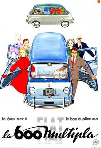 Fiat 600 Multipla – pionier przestrzeni i funkcjonalności w motoryzacji
