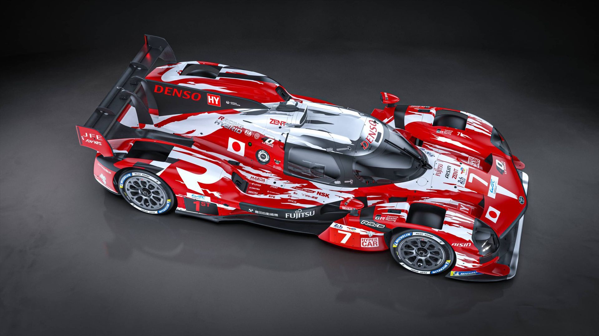 Toyota GR010 HYBRID w jubileuszowych barwach na 40-lecie startów marki w Le Mans 24h