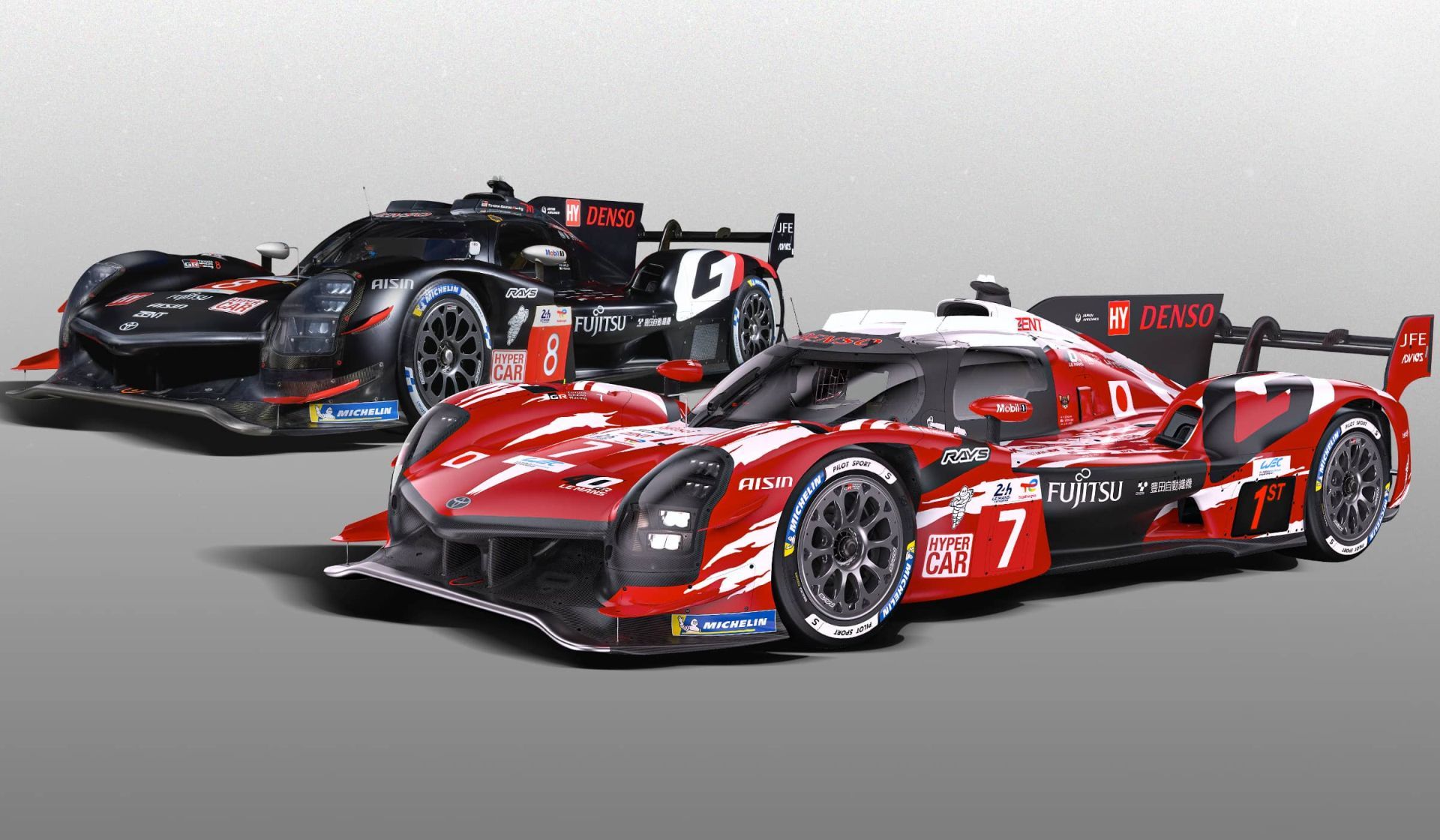 Toyota GR010 HYBRID w jubileuszowych barwach na 40-lecie startów marki w Le Mans 24h