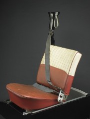 1961 Volvo seat and 3-point seat belt.
