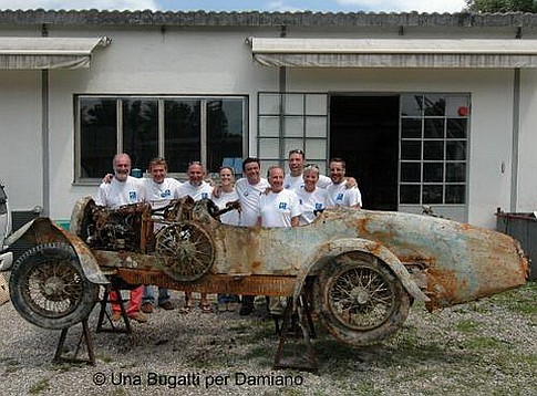 Bugatti Brescia Type 22 Roadster z 1925 r. wydobyty z jeziora po 73 latach!