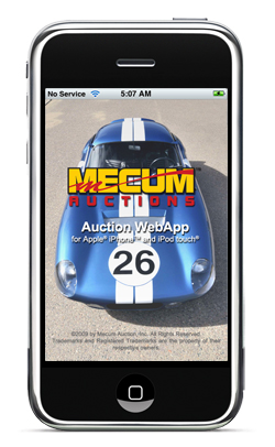 Aplikacja na iPhone i iPod Touch od domu aukcyjnego Mecum