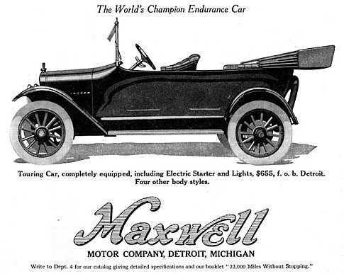 Transkontynentalna podróż Maxwell’em z 1917 roku