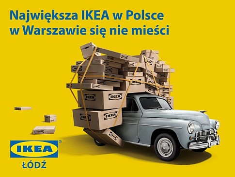 Warszawa M20 w reklamie IKEI