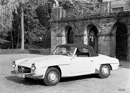 Mija 55 lat od rozpoczęcia produkcji seryjnej Mercedesa 190 SL