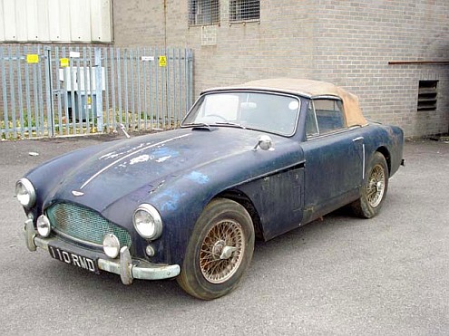 Aston Martin DB 2/4 Mark III odnaleziony po 30 latach