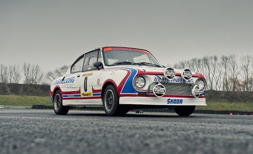 Skoda 130 RS na torze Poznań