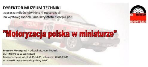 Motoryzacja polska w miniaturze