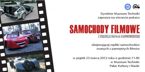 Samochody filmowe w Muzeum Techniki