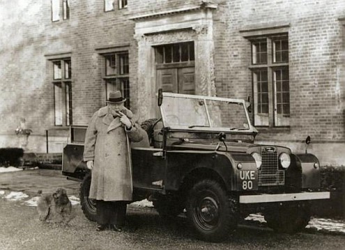 Urodzinowy Land Rover Sir Winstona Churchilla