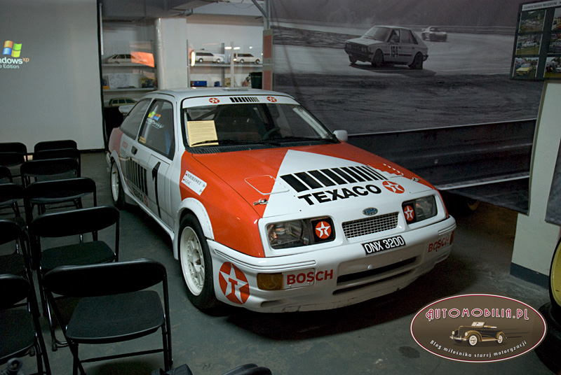 Ford Sierra Cosworth Mariana Bublewicza w Muzeum Motoryzacji w Warszawie