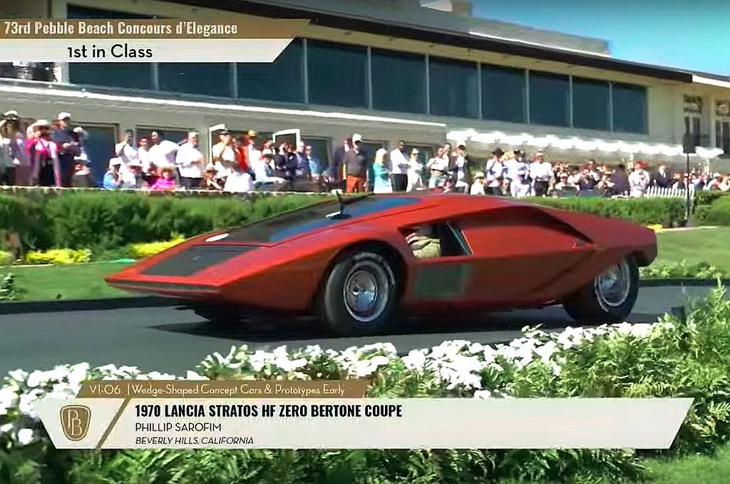 Lancia Stratos HF Zero na 73. Pebble Beach Concours d’Elegance 2024