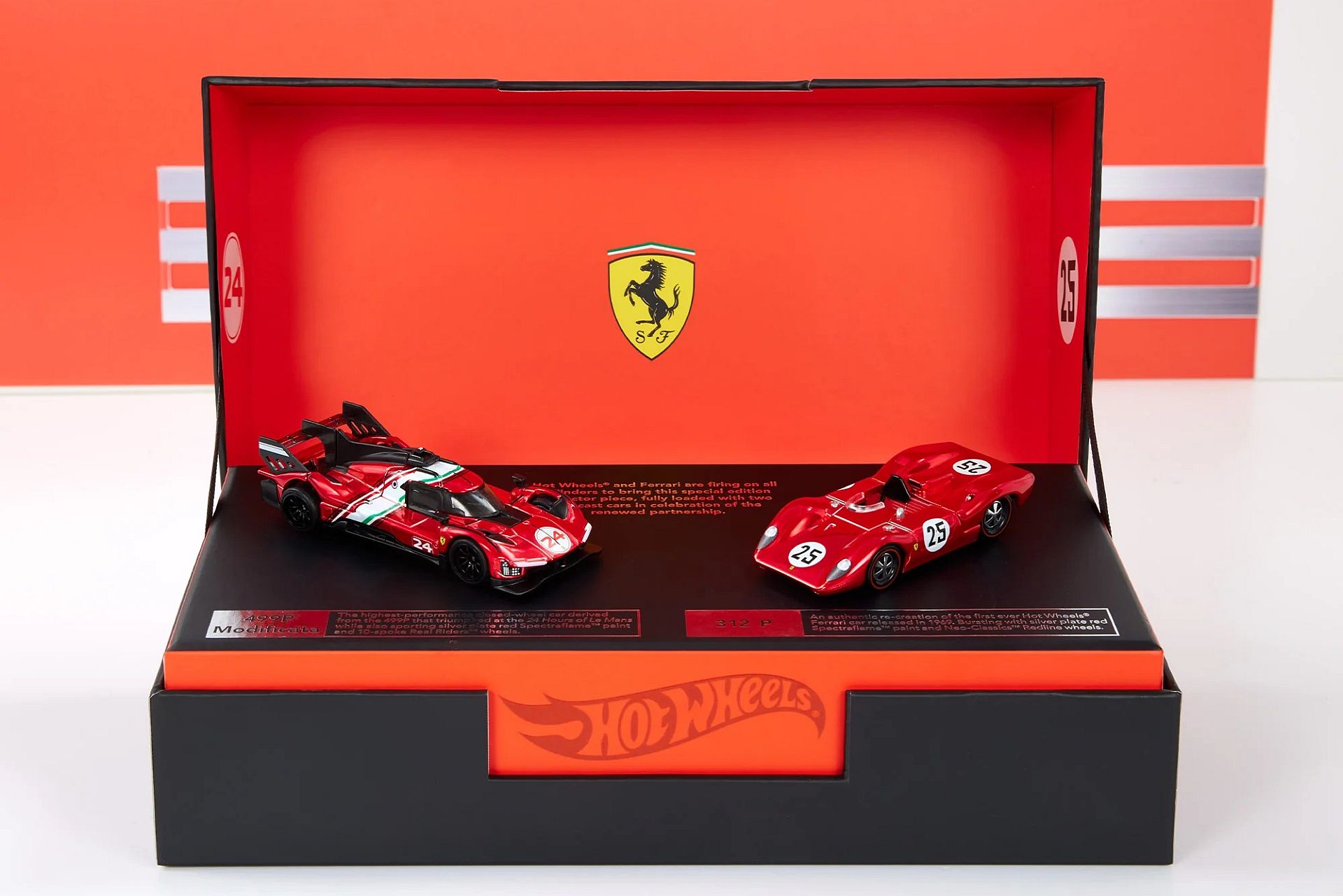 Hot Wheels Ferrari 499P Modificata i Hot Wheels Ferrari 312 P