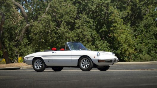 Alfa Romeo 1750 Spider nazywana przez Włochów "osso di seppia", czyli kość mątwy
